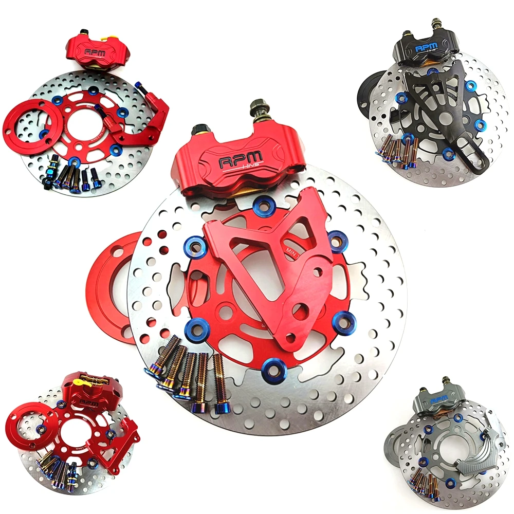 RPM CNC Electric Motorcycle Sc - Front Rear Brake Caliper Bracket Kit ulasan dan harga