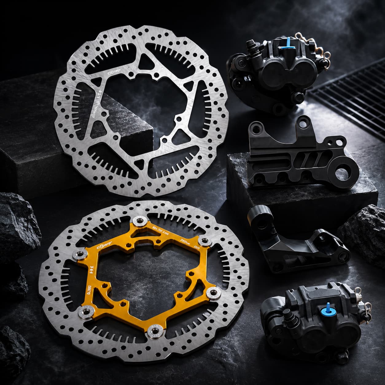 Ultra Bee Complete Brake Upgra - Front Rear Brake Caliper Bracket Kit ulasan dan harga